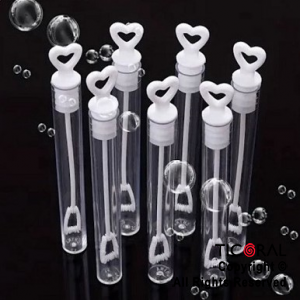 BURBUJERO MINI CORAZON BLANCO x 10 UNIDADES